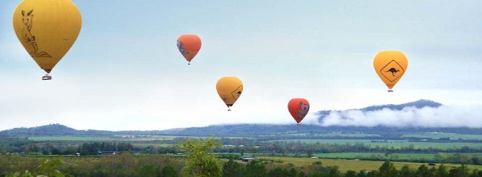 Hot Air Balloon Festival in Cairns during the London Olympic Games 2012