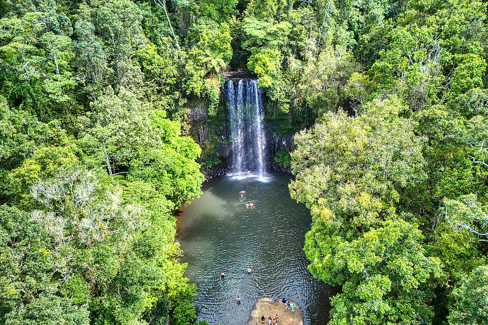 Millaa Millaa Falls on the Atherton Tablelands Waterfall Circuit