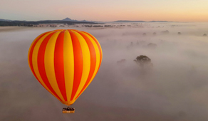 fantastic morning light over the Brisbane Scenic Rim