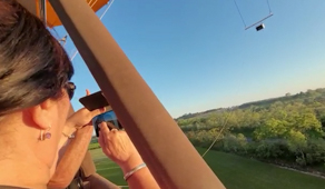 Morning hot air balloon flights