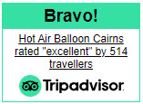 Bravo Hot Air Balloon Cairns Tripadvisor widget