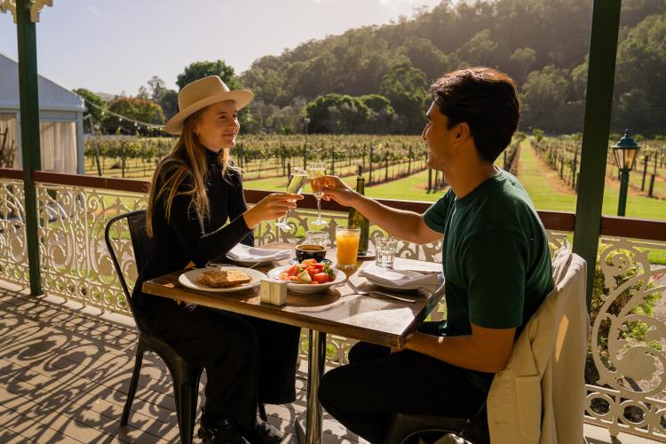 Breakfast at O'Reilly's Canungra Valley Vineyards