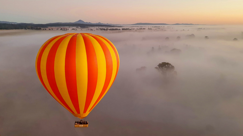 Gold Coast Hinterland Balloon Fight in July 2