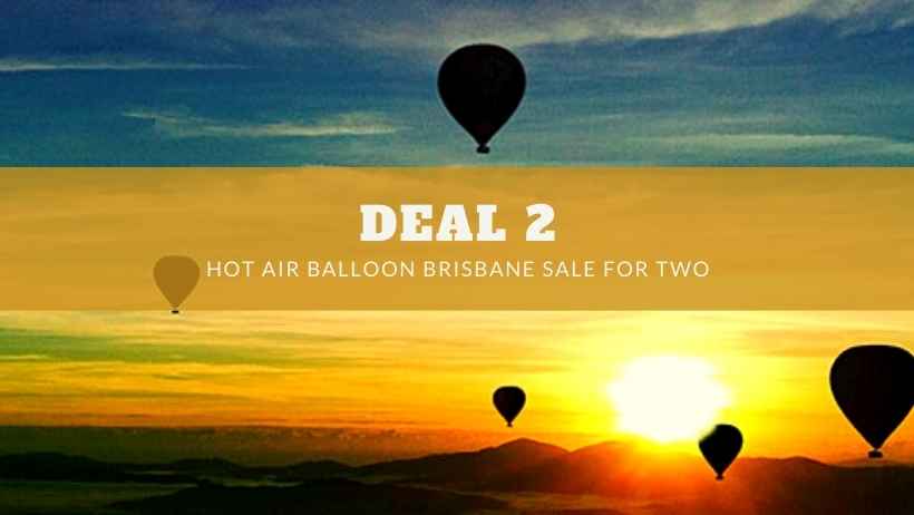 Hot Air Balloon Brisbane Sale for Two