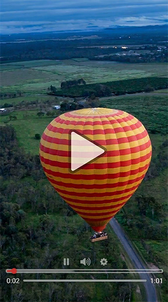 Hot Air Balloon Cairn Hervey Bay Videography
