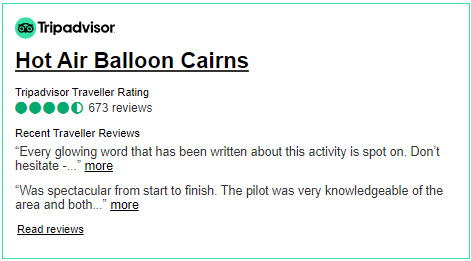 Hot Air Balloon Cairns Tripadvisor reviews snippet