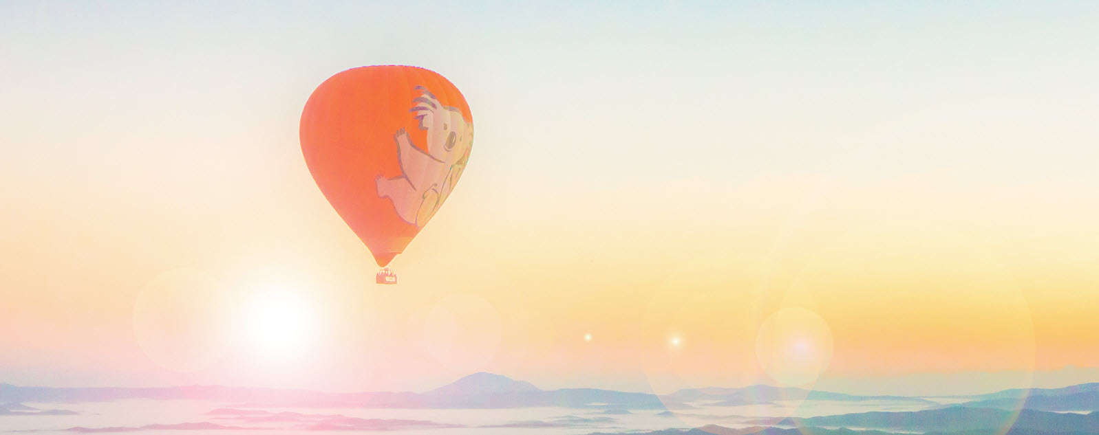Hot Air Balloon Cairns flying over Mareeba Shire