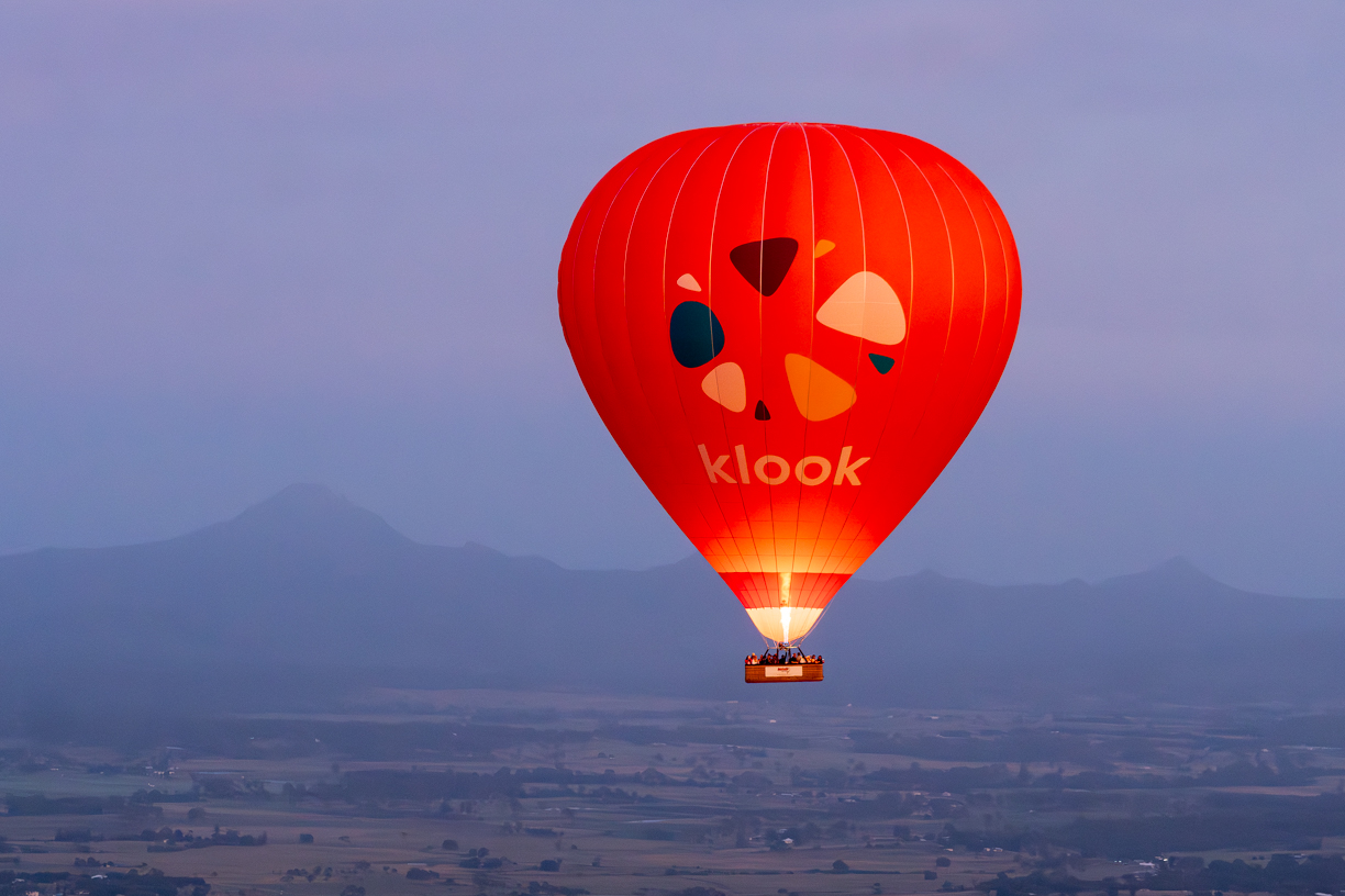 Klook balloon VH-KLQ Hot Air Balloon Gold Coast