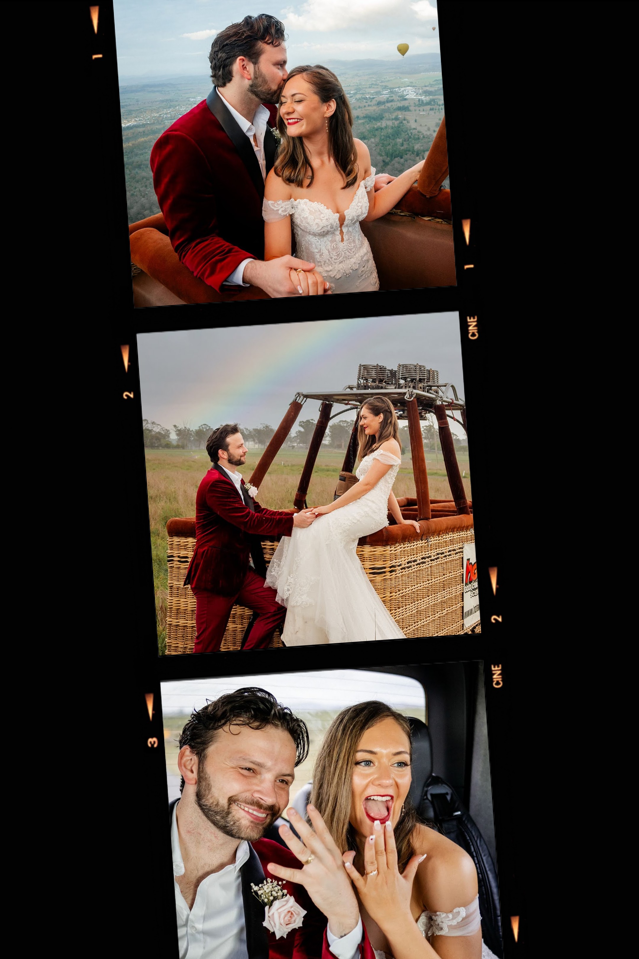  Hot Air Balloon Gold Coast Megan and Conor Elope