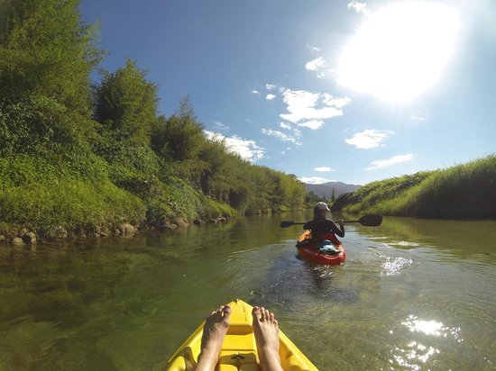 Babinda Kayaking Blue Skies