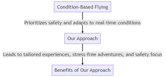 Condition based flying graphic