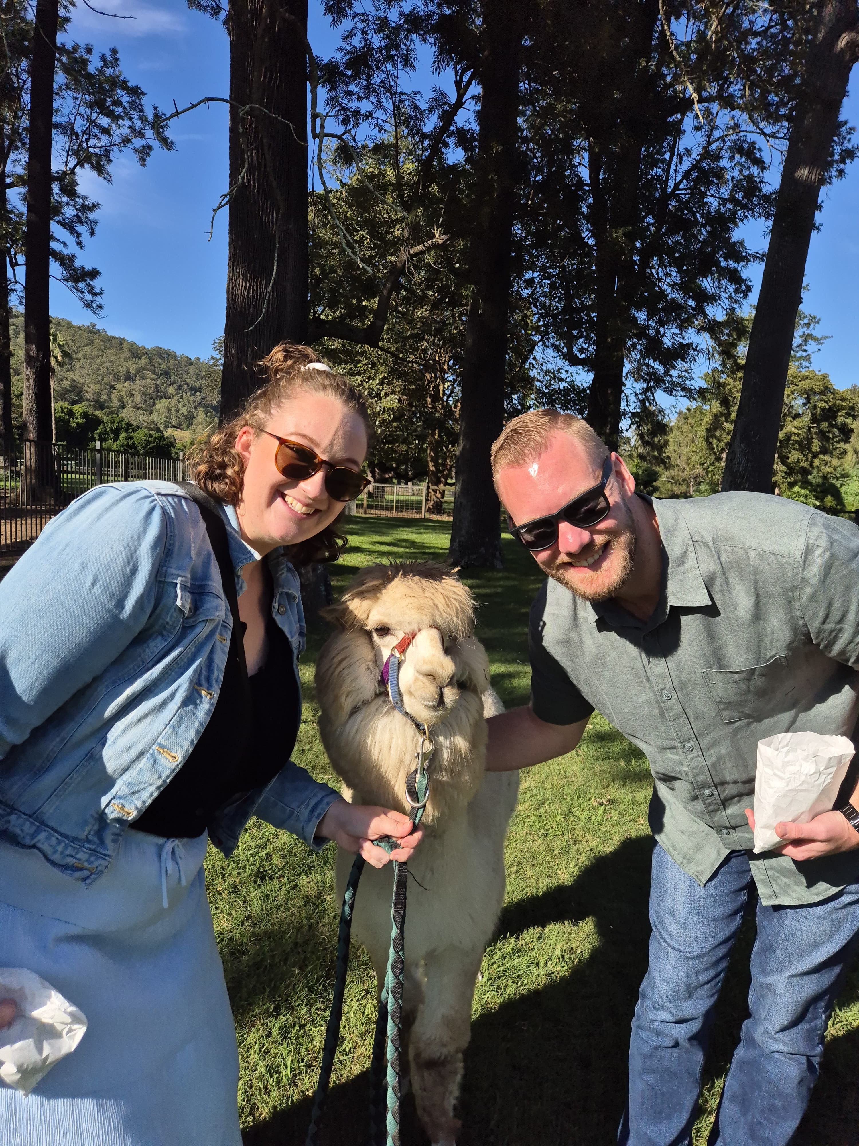 Nathan & Alyssa & Alpaca