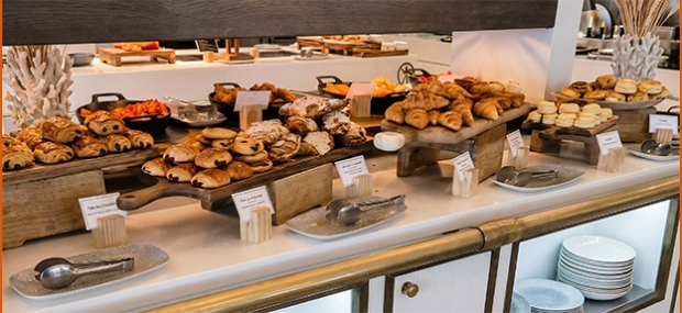 Baked goods at Akura The Langham