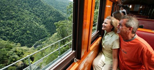 Inside Train - Kuranda Scenic Railway