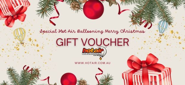 Hot Air Balloon Cairns Christmas Gift Voucher Hot Air Balloon Cairns Christmas Gift Voucher