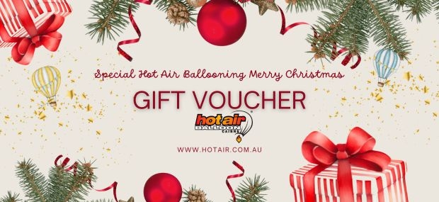 Hot Air Balloon Cairns Christmas Gift Voucher