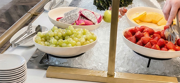 Fruit bar at Akoya restaurant The Langham