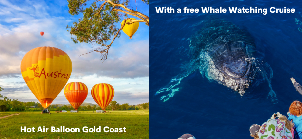 Gold Coast Hot Air Balloon S and Whale Watching