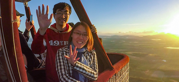 Enjoy a flight with Hot Air Balloon Gold Coast over the Scenic Rim
