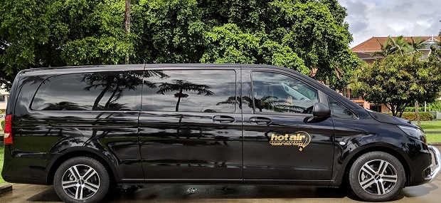 Mercedes for Charter Cairns hot air balloon