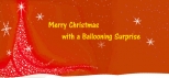 Christmas gift voucher for a hot air balloon ride