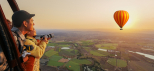 Dawn light over the Scenic Rim and Gold Coast Hinterland landscape