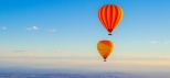 Experience a hot air balloon flight for Christmas