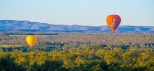 Atherton Tablelands Locals balloons over the landscape around Mareeba