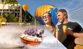 Free Bad Fishy ride with Hot Air Balloon Combo package