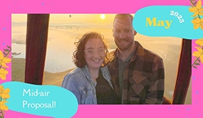 Nathan and Alyssa - Surprise Hot Air Balloon Proposal
