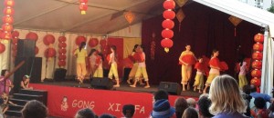 Cairns Chinese New Year 2014 Festival stage dancing www.hotair.com.au