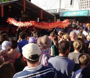 Cairns Chinese New Year 2014 Festival stage www.hotair.com.au