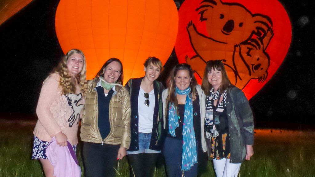 Cairns Hot Air Balloon #ATE14 at launch site