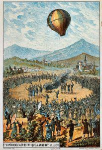 Early Hot Air Balloon Flight